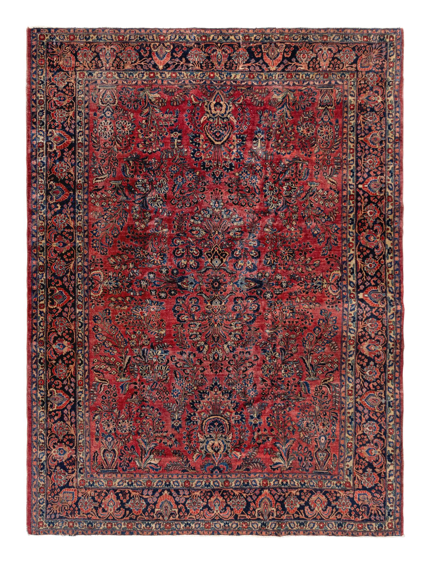 A Sarouk Wool Rug