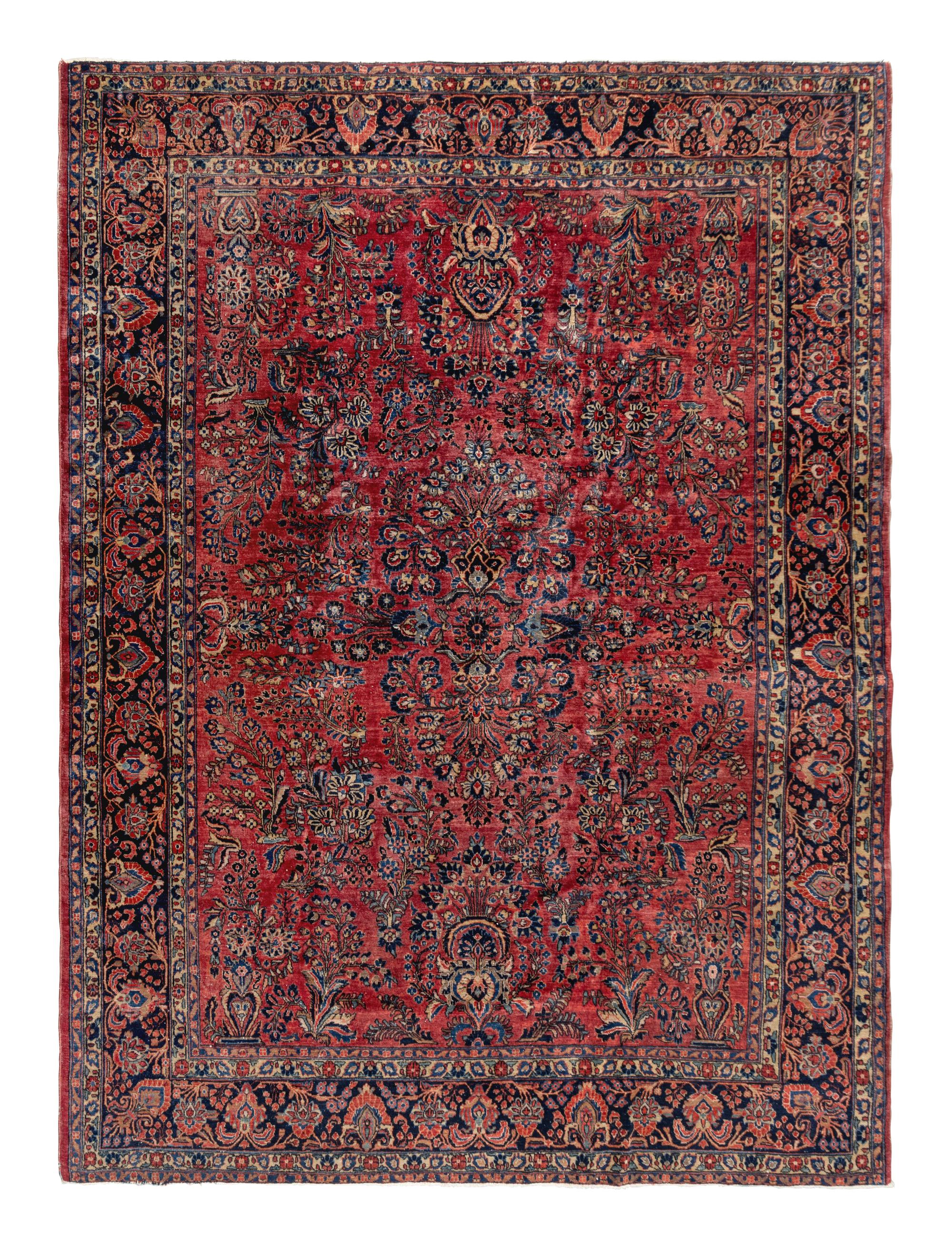 A Sarouk Wool Rug