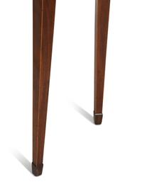 A George III Mahogany Demilune Flip Top Card Table