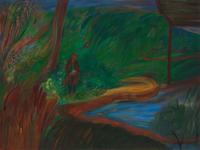 Soumya Netrabile (Indian, b. 1966) — Garden at the Rest Home , 2022