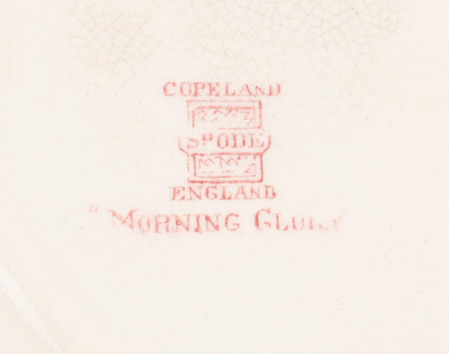 A Spode Morning Glory Dinner Service