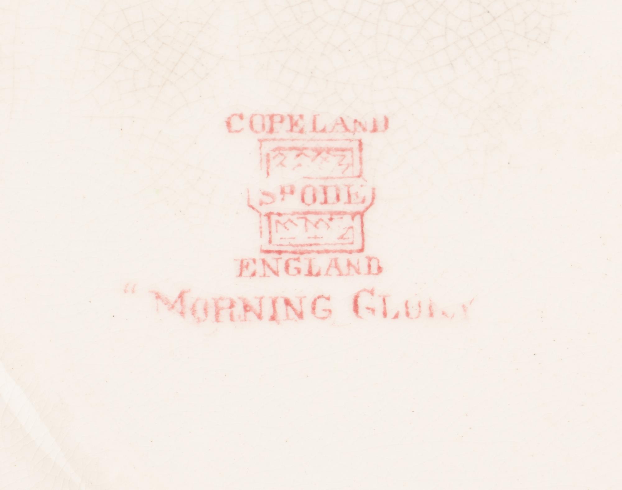 A Spode Morning Glory Dinner Service