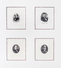 (SUPREME COURT) 13 engraved portraits of Supreme Court Justices.