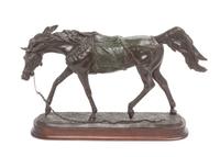 A British Bronze Figure Width 17 inches. — Gill Parker (b. 1957)