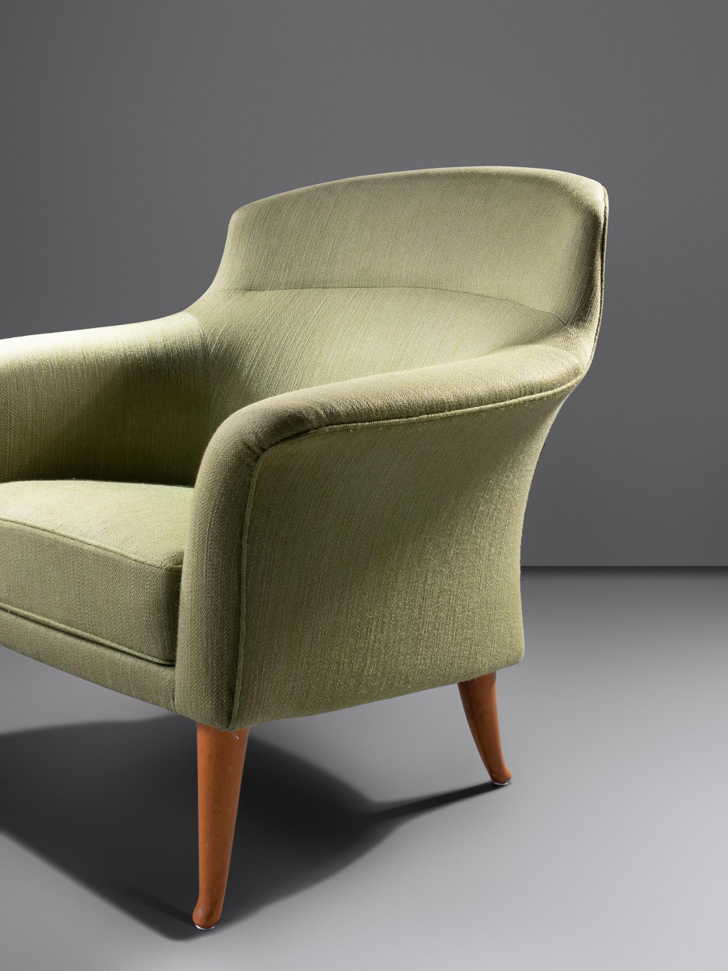 Pair of Lounge Chairs, from the 'Triva-Series', c. 1958 Nordiska Kompaniets, Sweden