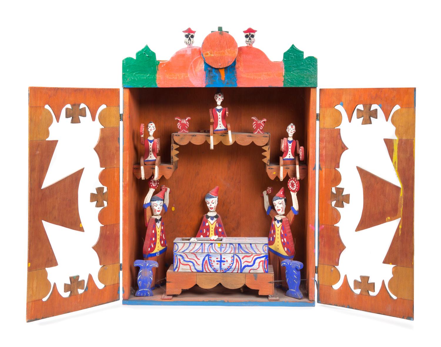 Anonymous, Mid 20th Century, A Mexican Clown Diorama