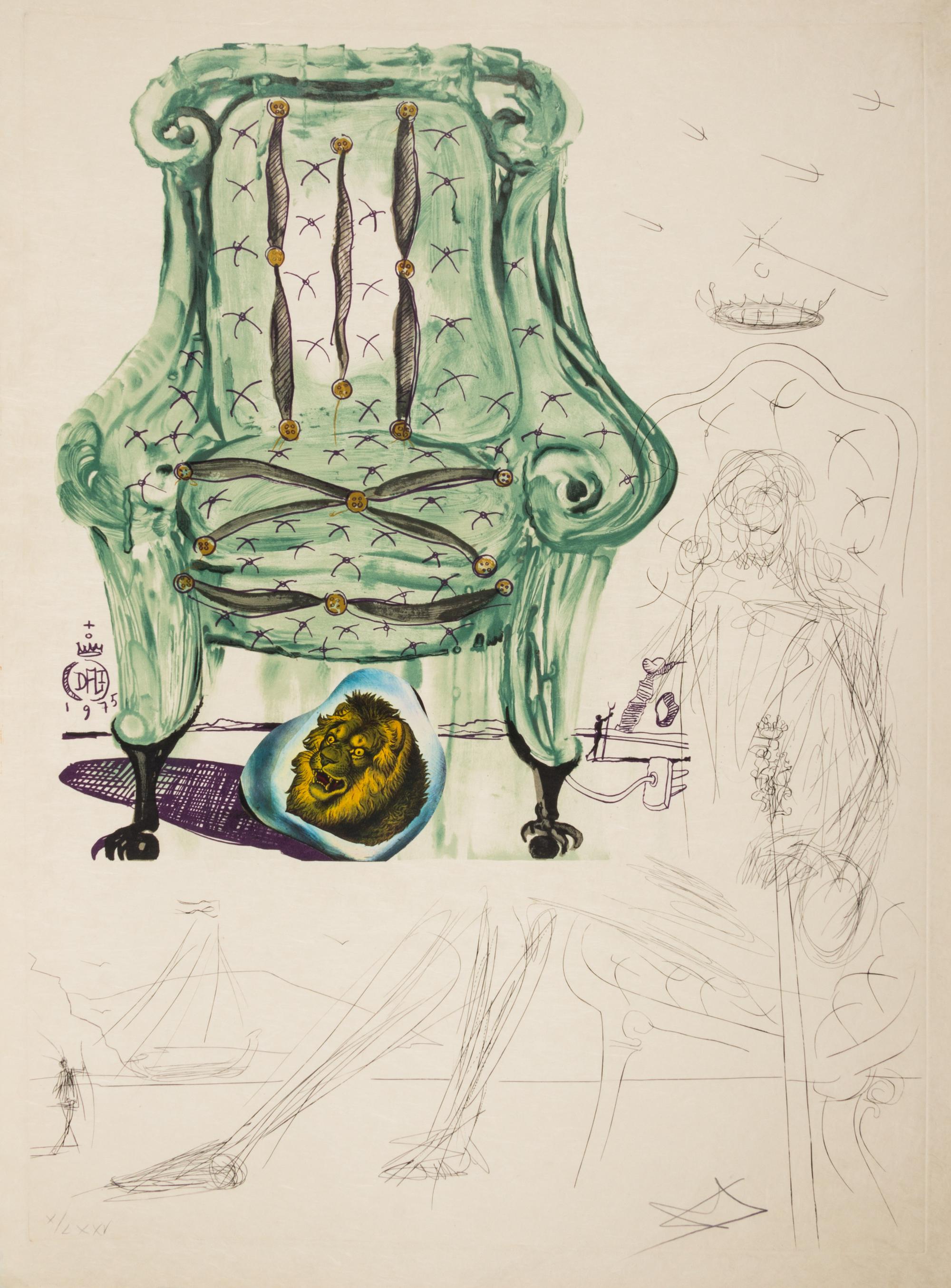 Salvador Dali, (Spanish, 1904-1989), Imaginations and Objects of the Future, 1975 (portfolio of 11)