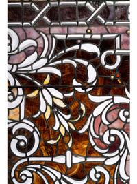 Victorian Leaded Glass Window American stained leaded glass…