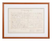 A group of 5 maps of Chicago streets, comprising: