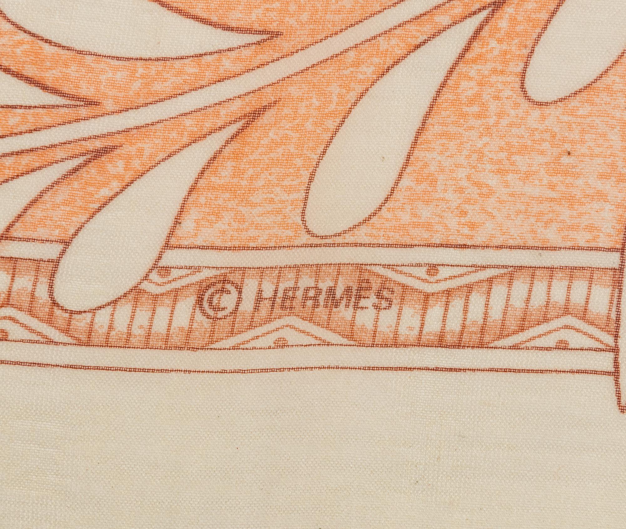 Three Hermès 90cm Silk Chiffon Scarves