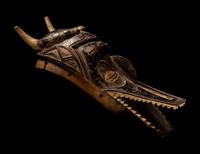 Two Senufo Wood Helmet Masks (Kponyugo)