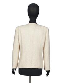 CHANEL, CREAM TWEED JACKET