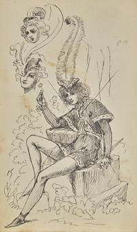 [Literature] [Stoker, Bram]. FitzGerald, William. Original Sketchbook