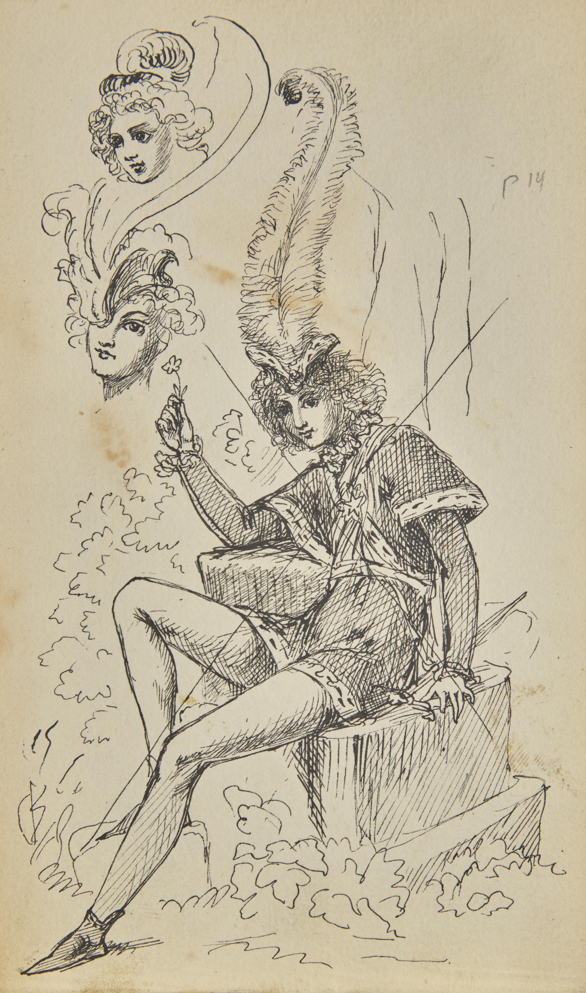 [Literature] [Stoker, Bram]. FitzGerald, William. Original Sketchbook