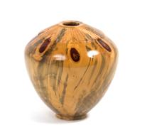 R. Cannella, USA, SECOND HALF 20TH CENTURY, turned wood vase