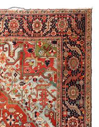 A Heriz Wool Rug