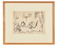 Nude with Cat
