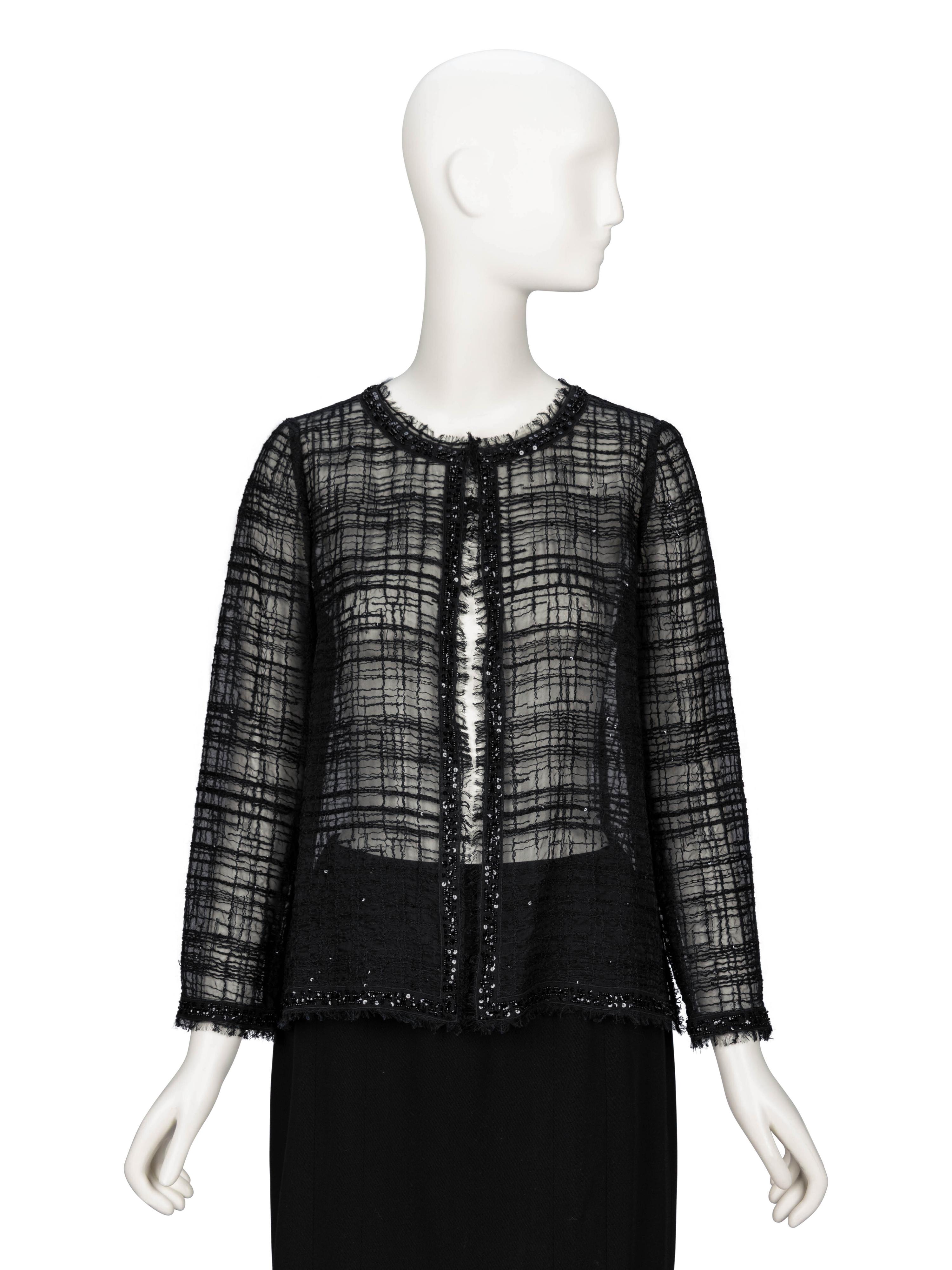 Chanel, Sheer Cardigan Jacket