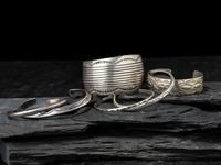 Navajo Silver Cuff Bracelets