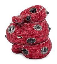 Judith Leiber Collector's Edition Red Snake Minaudière