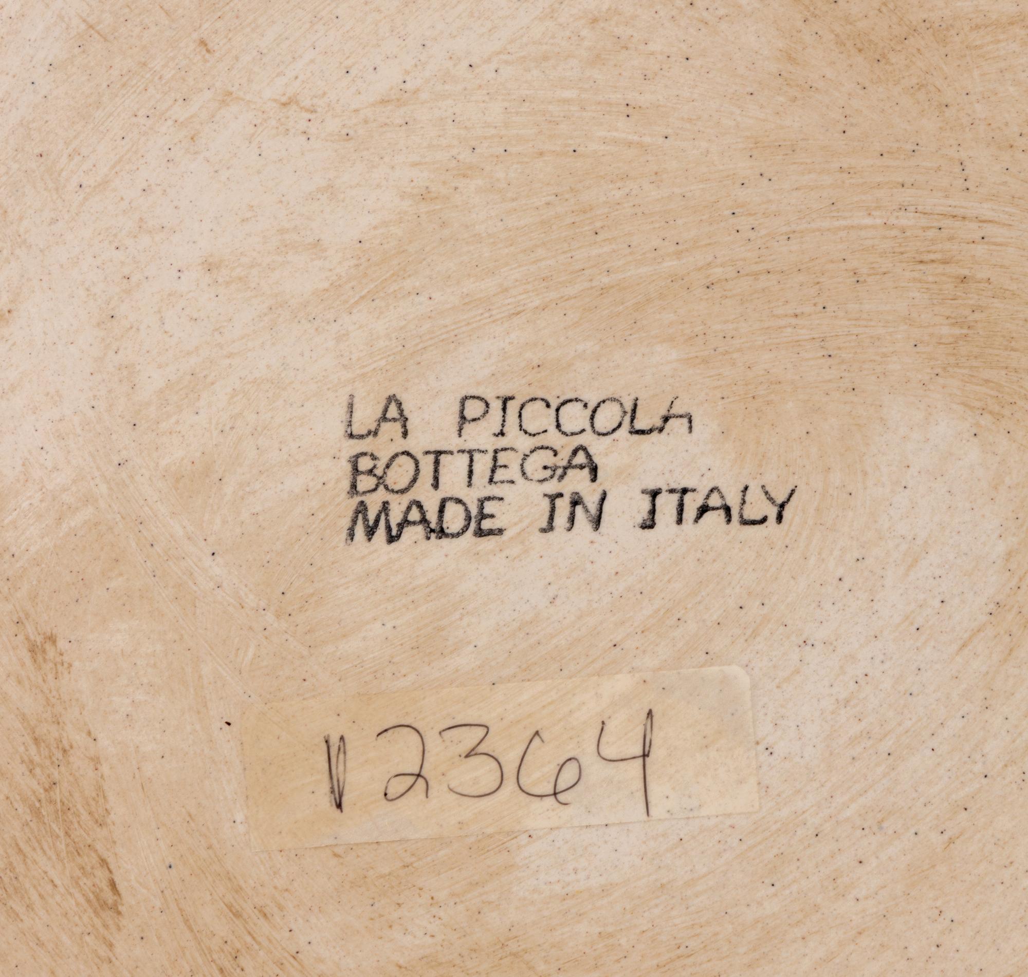 A Pair of Italian Faience Armorial Plates