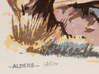 Five Works: Day Begins , edition 39/120; Cottonwood , edition 105/120; Rio Colorado , edition 75/120; Alders , edition 13/150; The Red Butte , edition 19/40