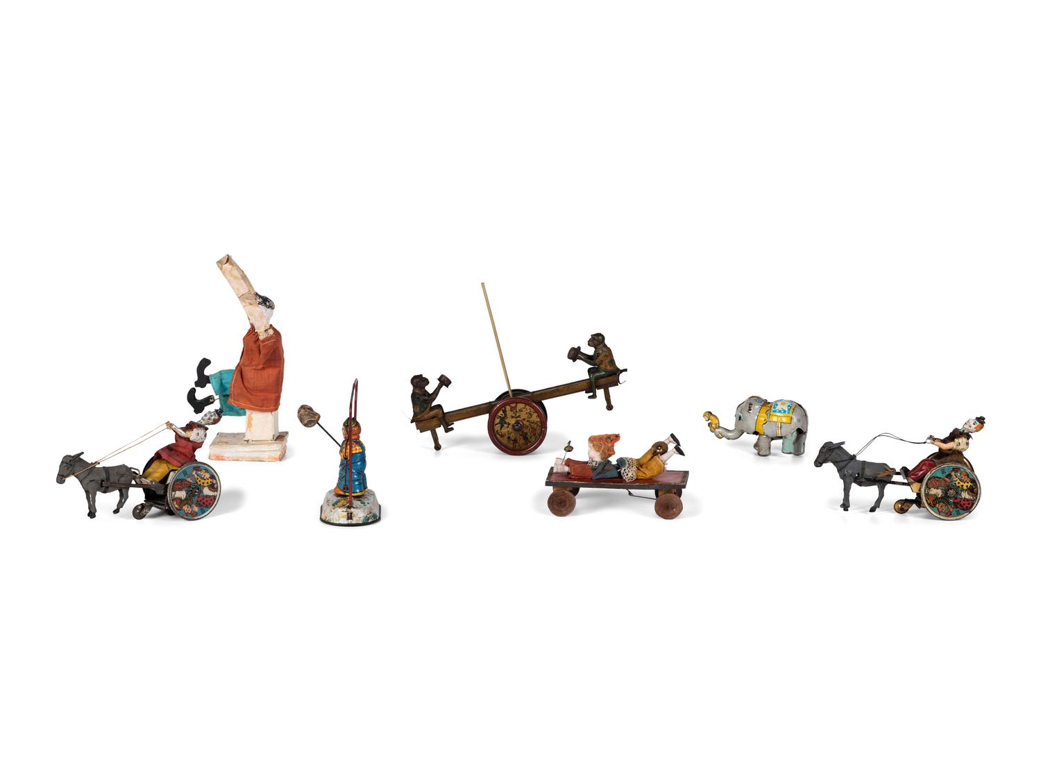Seven Circus and Clown Toys