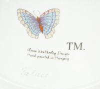A Group of Anna Weatherley Butterfly Porcelain Articles