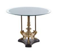 A Neoclassical Bronze Center Table