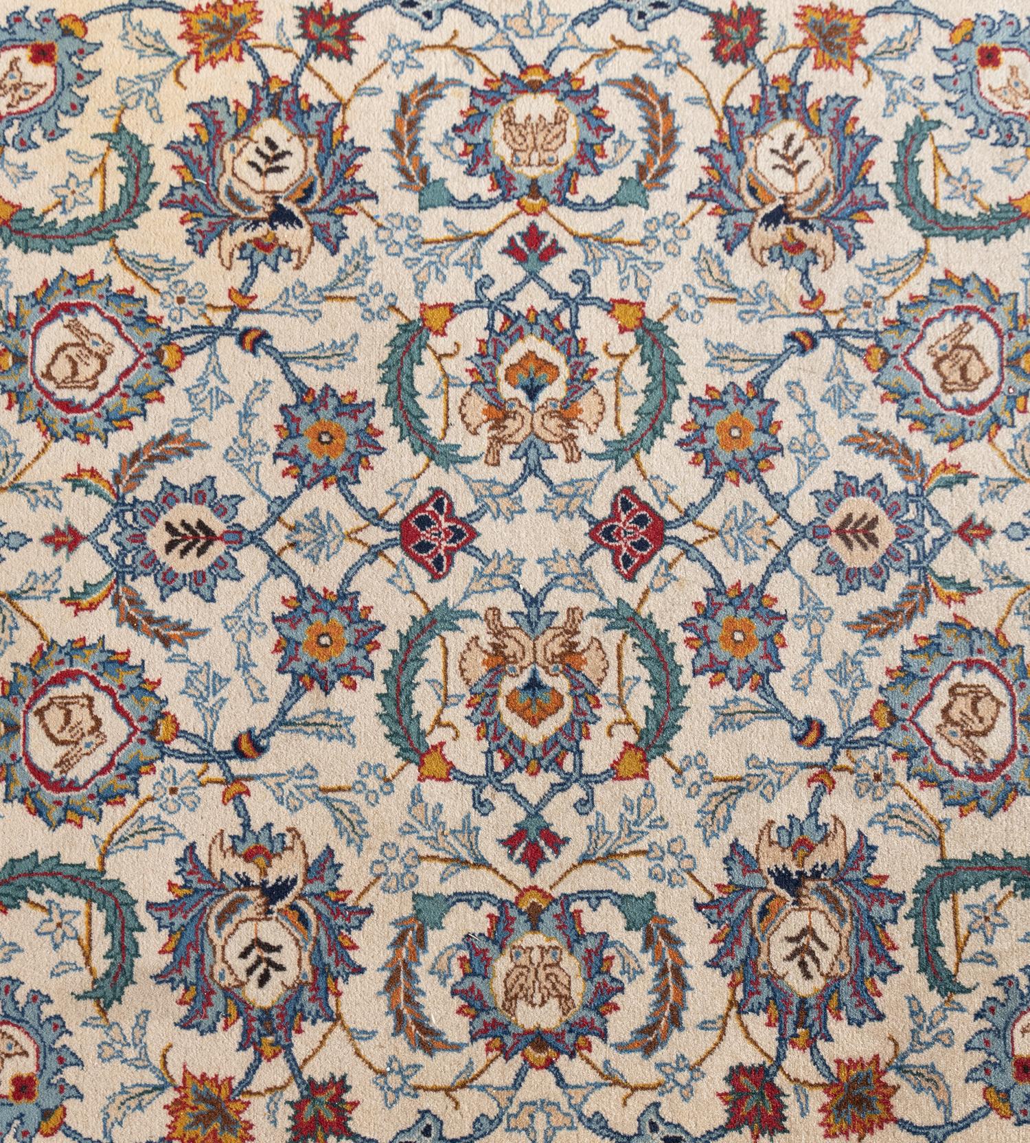 A Kirman Pictorial Rug