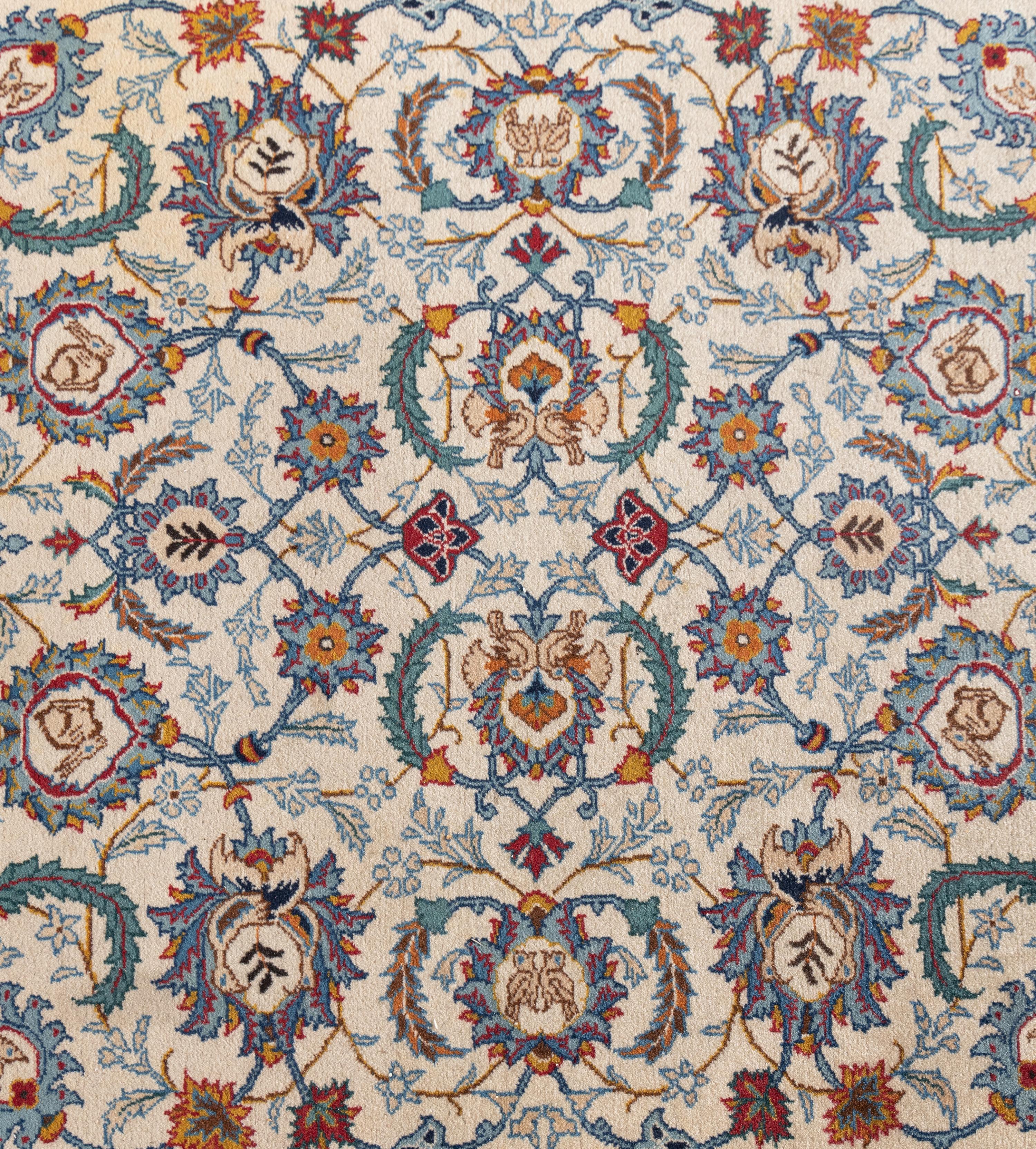 A Kirman Pictorial Rug