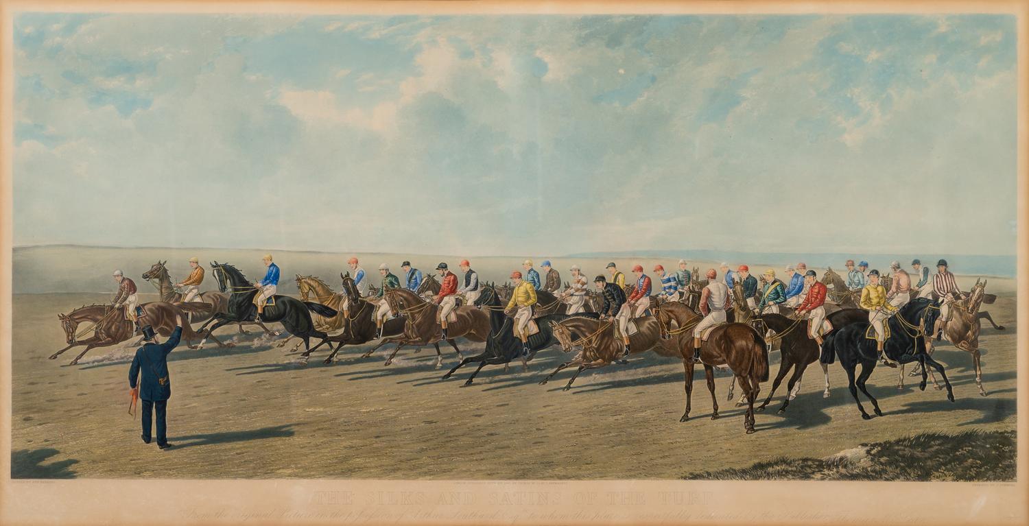 SUMMERS, J. after Ben Herring. The Silks and Satins of the Turf . London: Thomas McLean,1867.