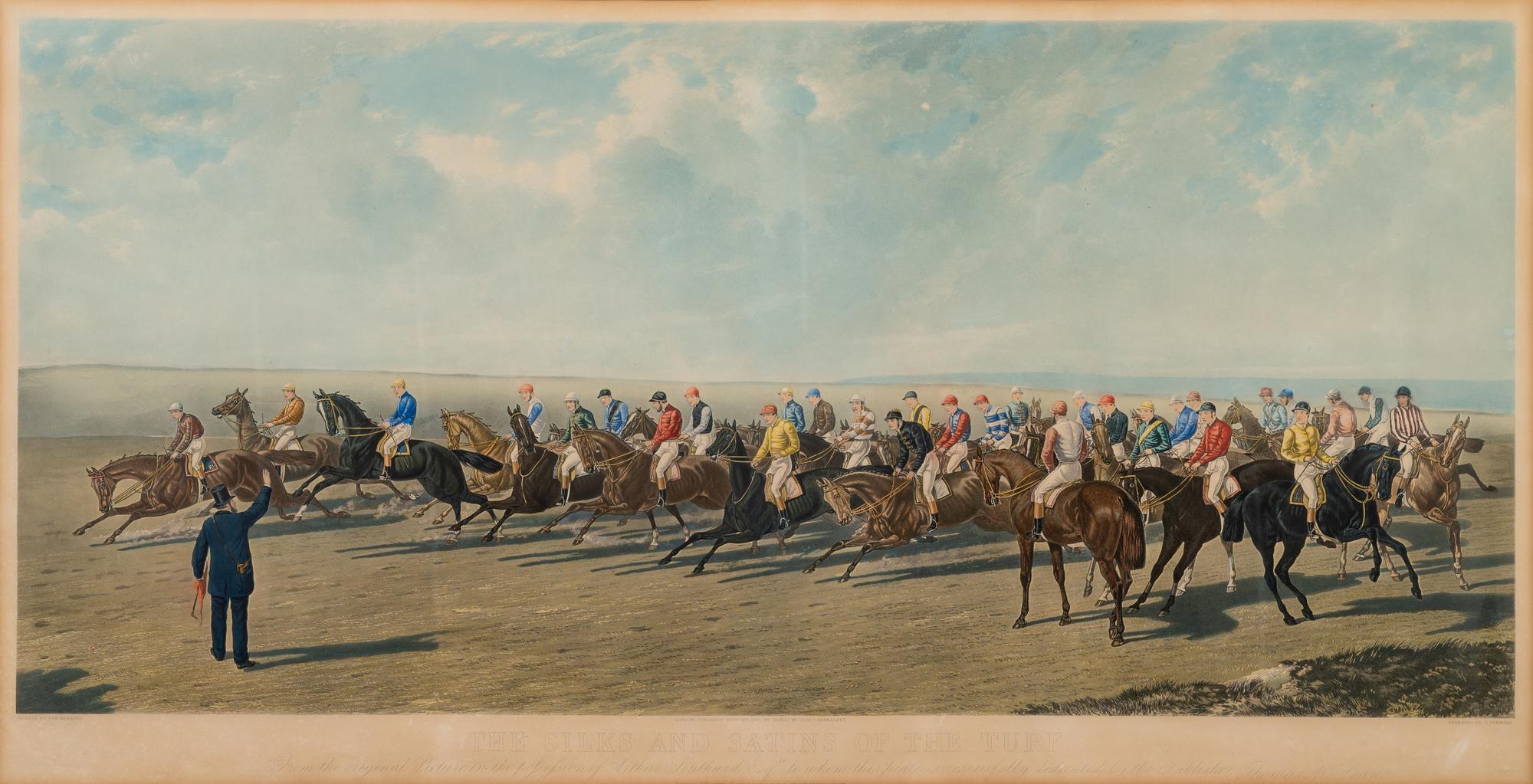 SUMMERS, J. after Ben Herring. The Silks and Satins of the Turf . London: Thomas McLean,1867.