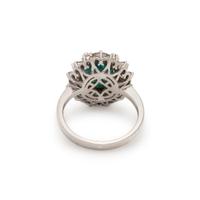 EMERALD AND DIAMOND RING