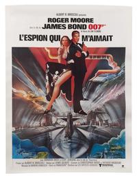 A French The Spy Who loved Me James Bond Poster