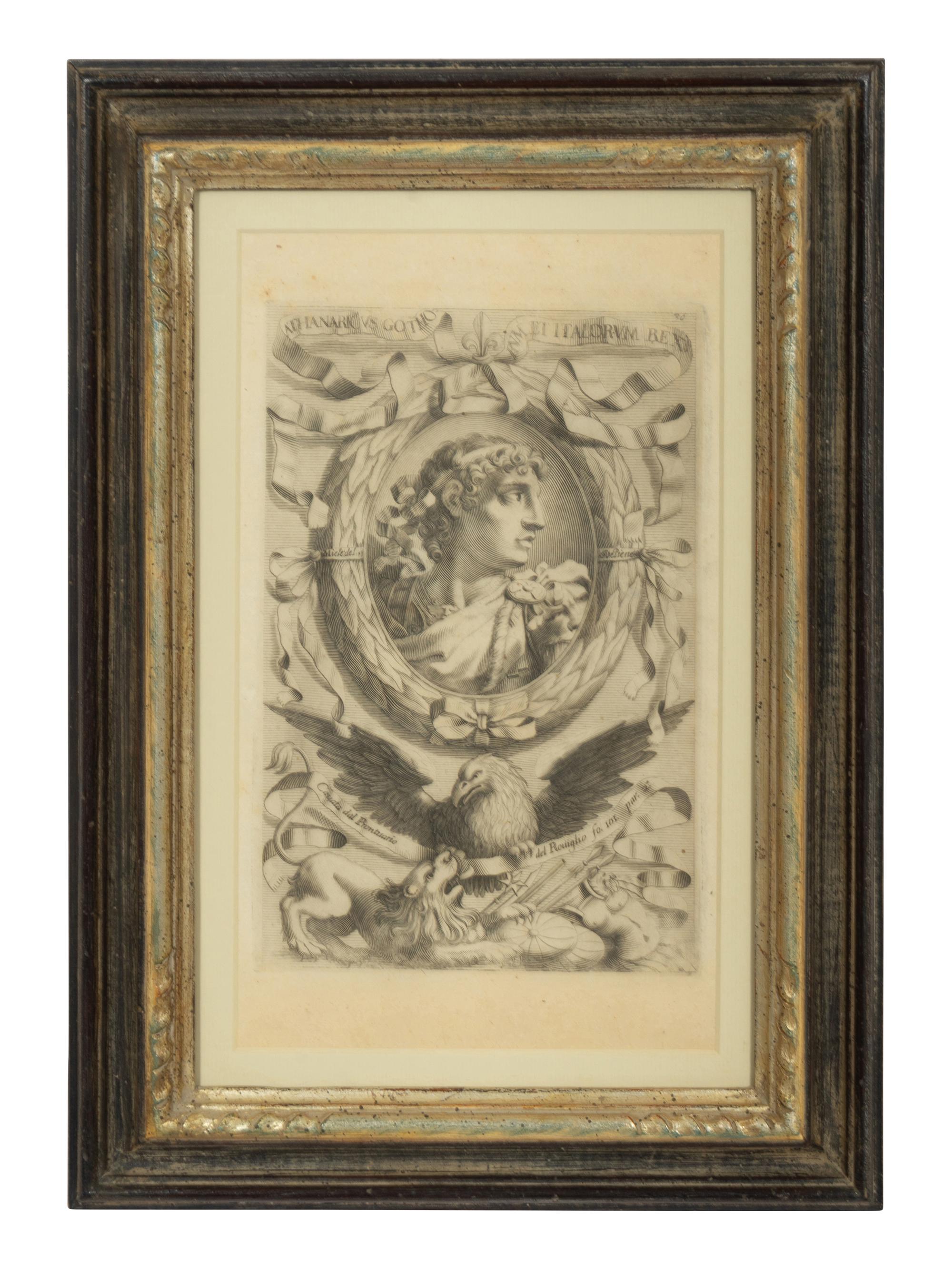 A Set of Eight Italian Engravings