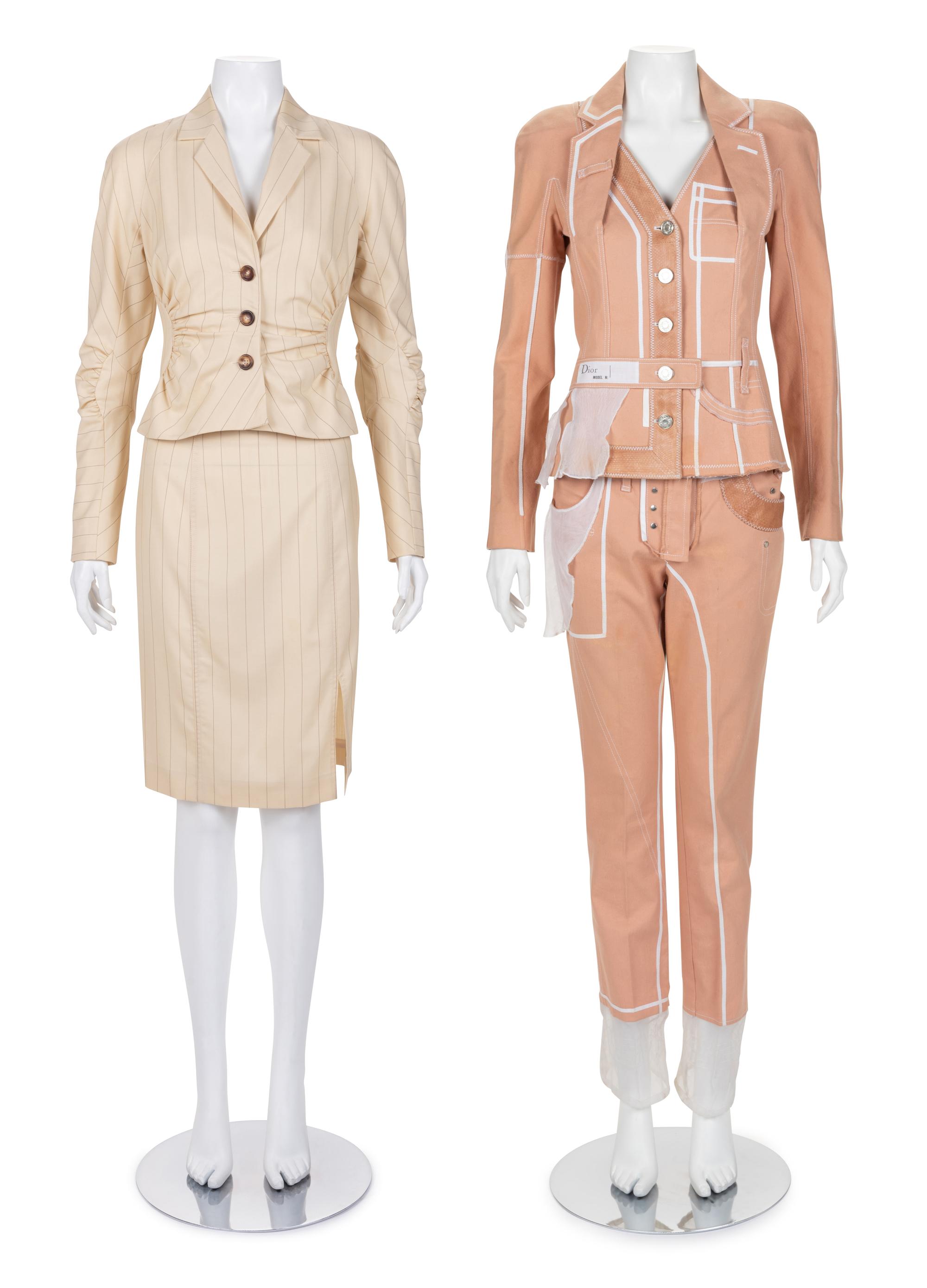 Two Christian Dior Two-Piece Ensembles, 1990-2000s