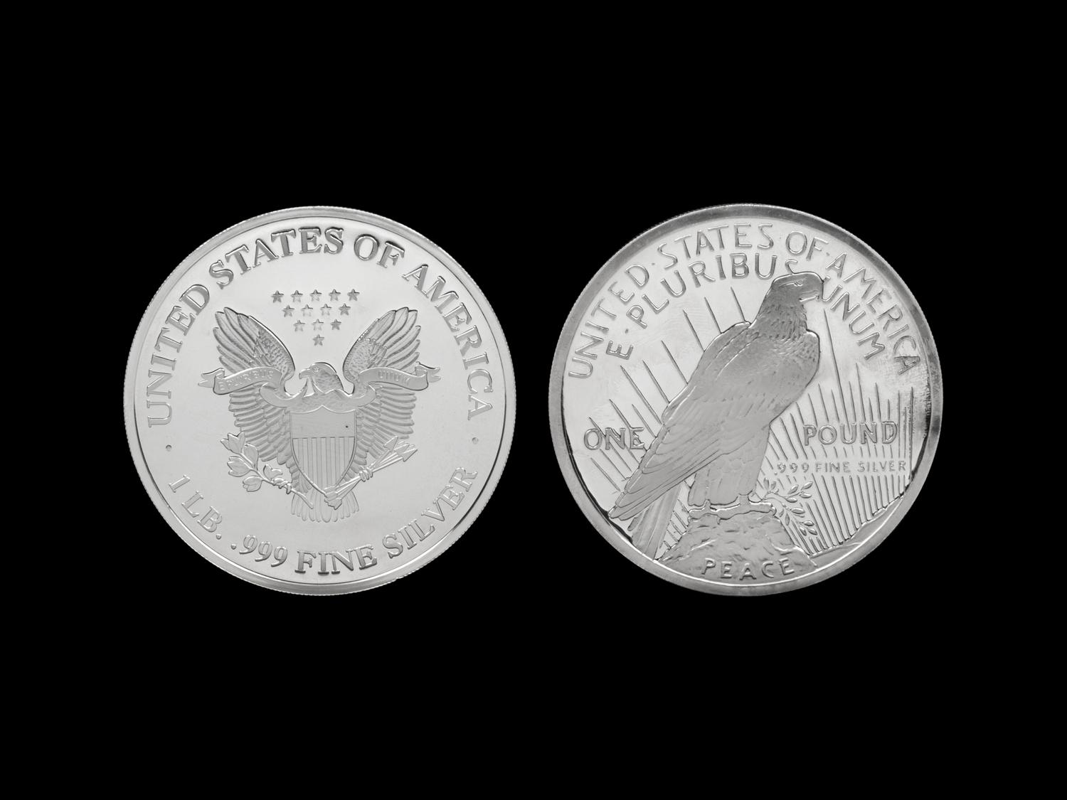 [PRIVATE ISSUE] Two 1-Pound Silver Rounds