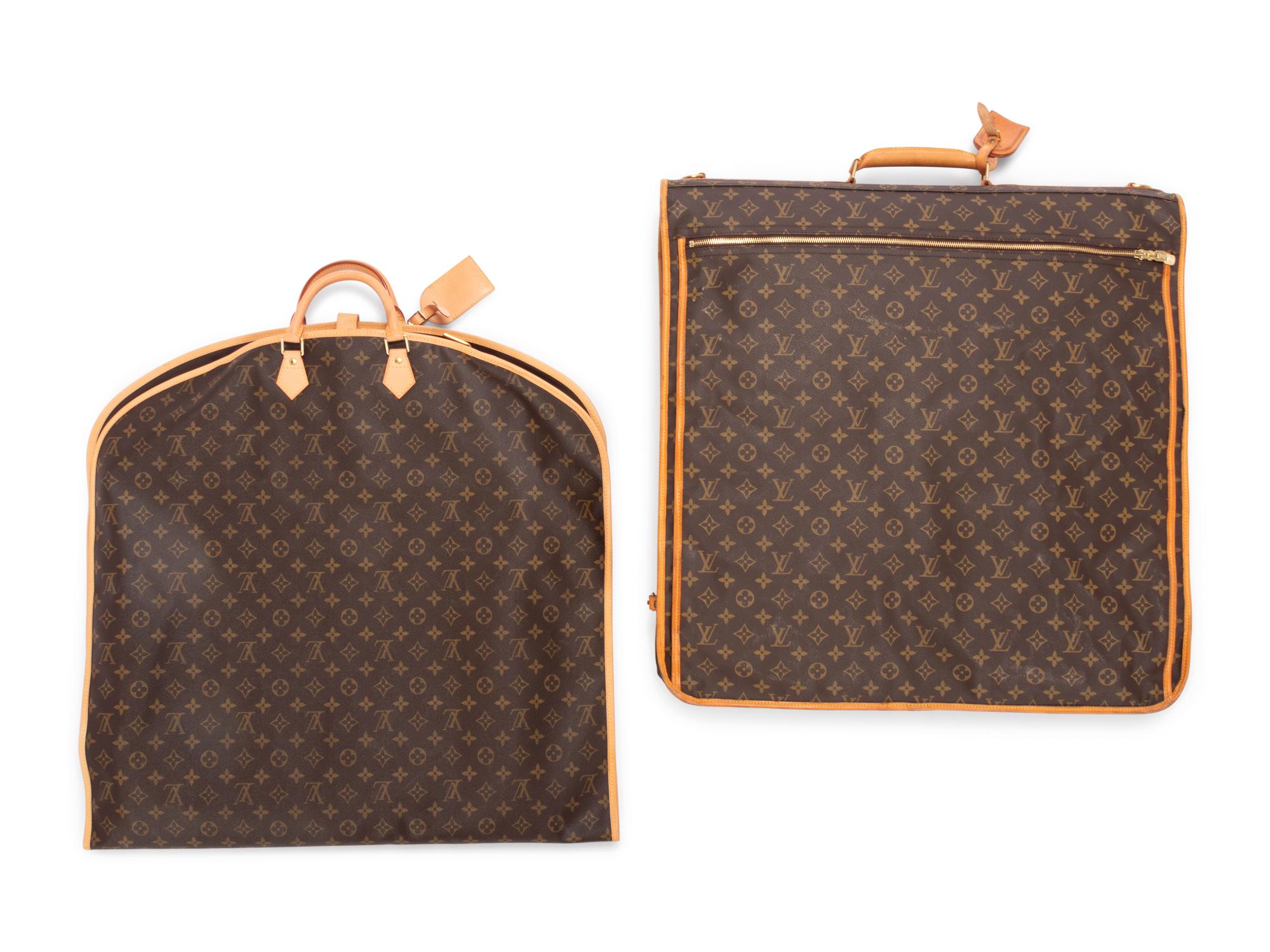 Two Louis Vuitton Garment Bags, 1970-1980s
