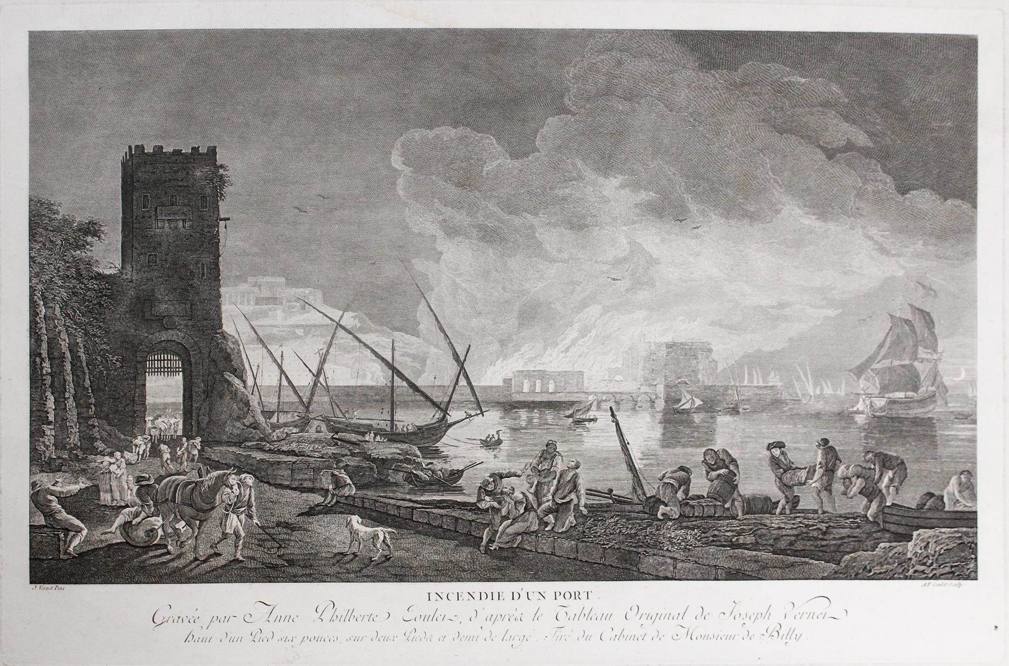 A Group of French Engravings, (18th/19th century), including 7 works by Anne-Philiberte Coulet, 23 total.