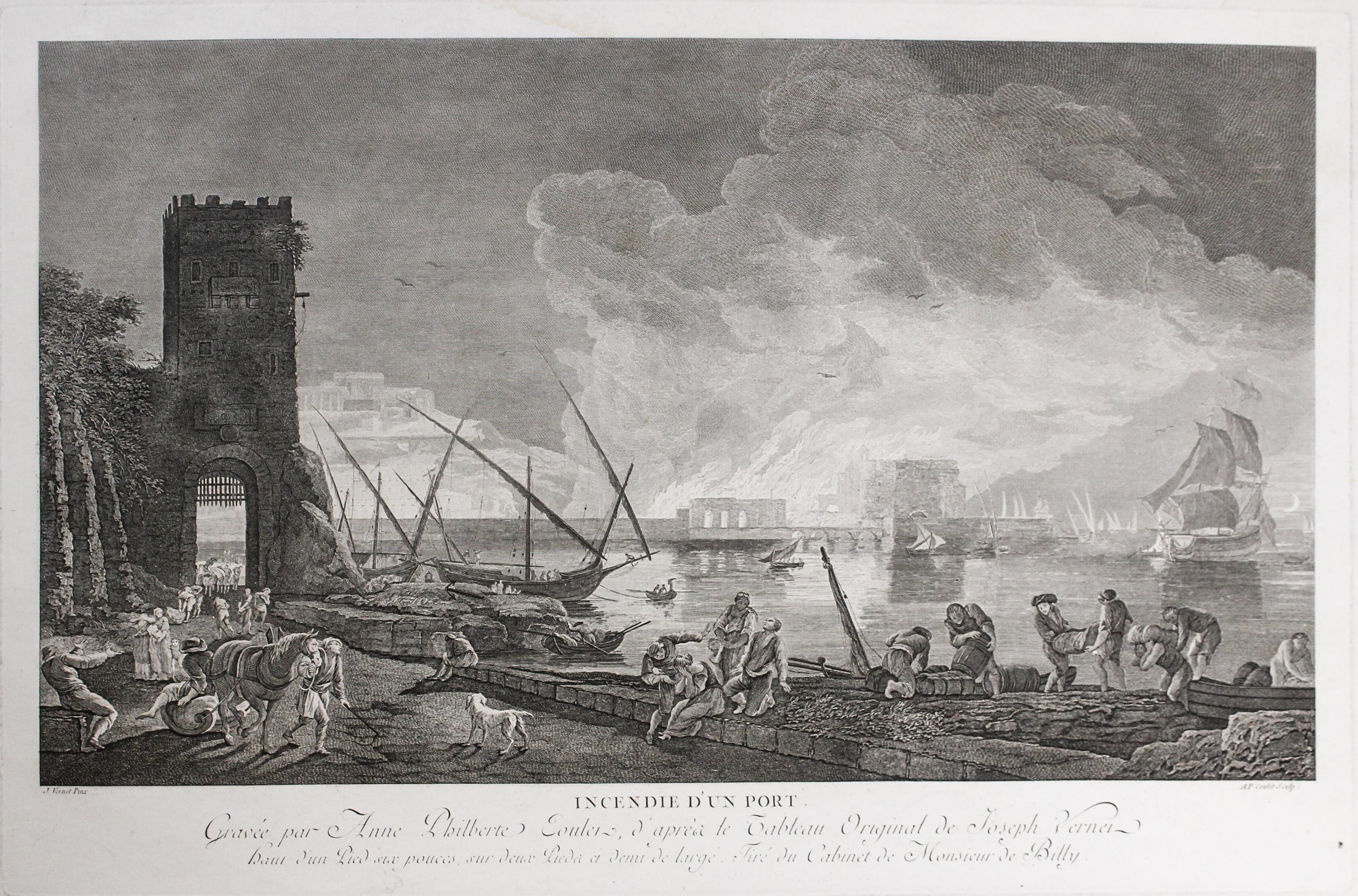 A Group of French Engravings, (18th/19th century), including 7 works by Anne-Philiberte Coulet, 23 total.