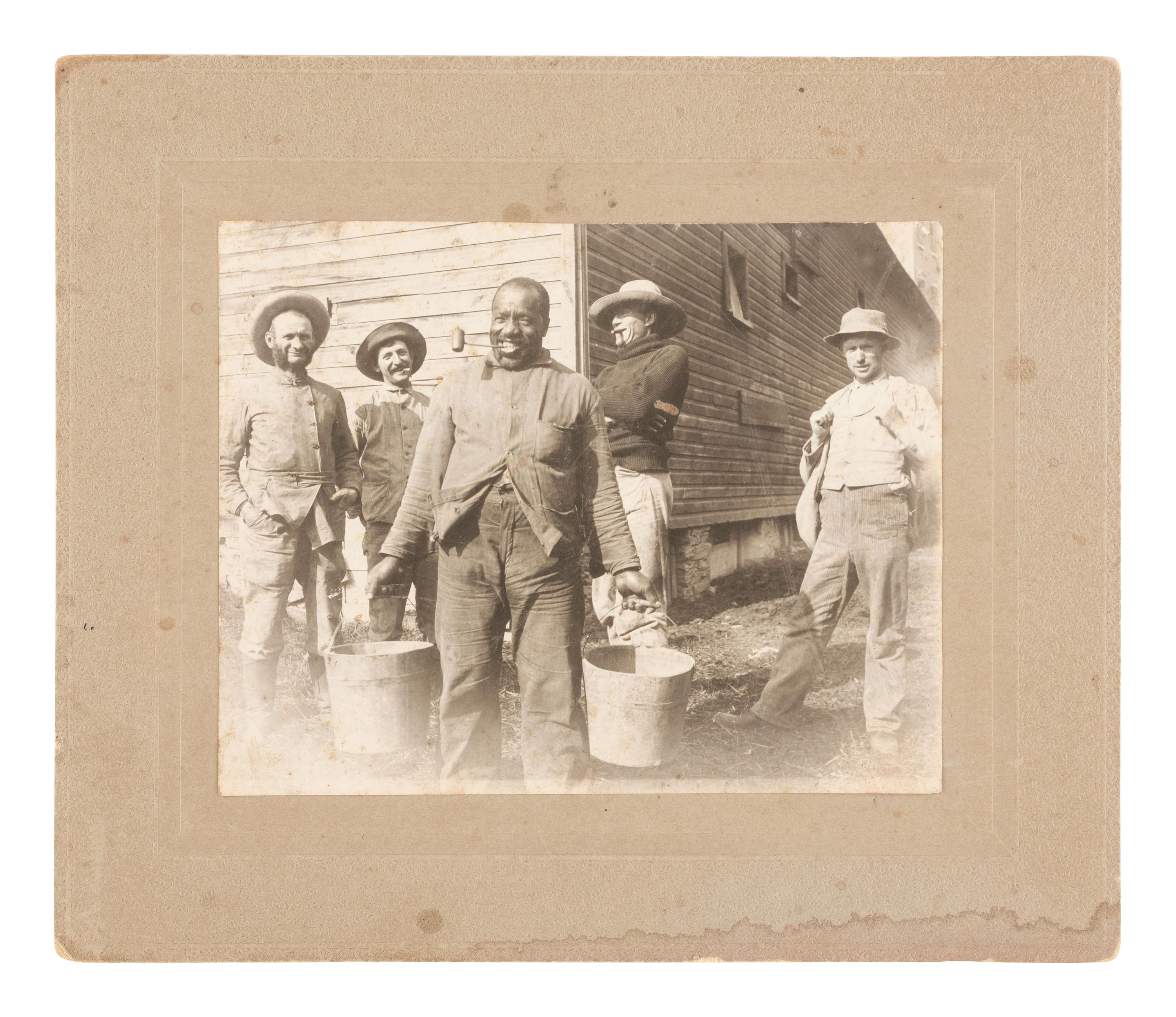 [EARLY PHOTOGRAPHY]. 8 photographs of African American male and female subjects.