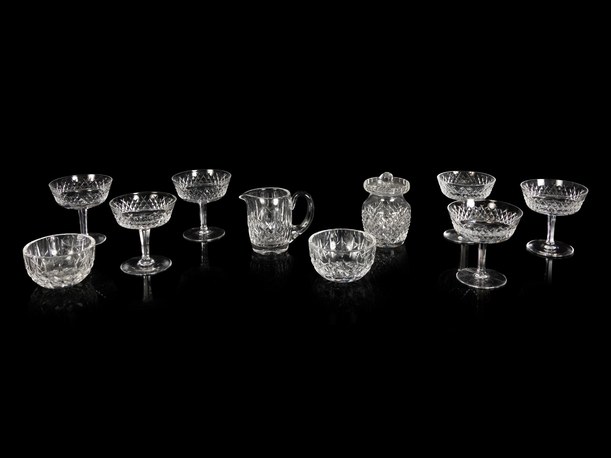 A Set of Six Waterford Cut Glass Sherbets