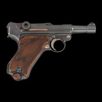 *John Martz Custom Baby Luger .45 with Two Magazines