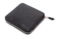 An Hermes Noir Togo Silky Pop Tote, 12" x 11" x 5".