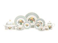 A Villeroy and Boch Basket Dinner Service