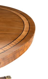 A Regency Style Mahogany Tilt-Top Table