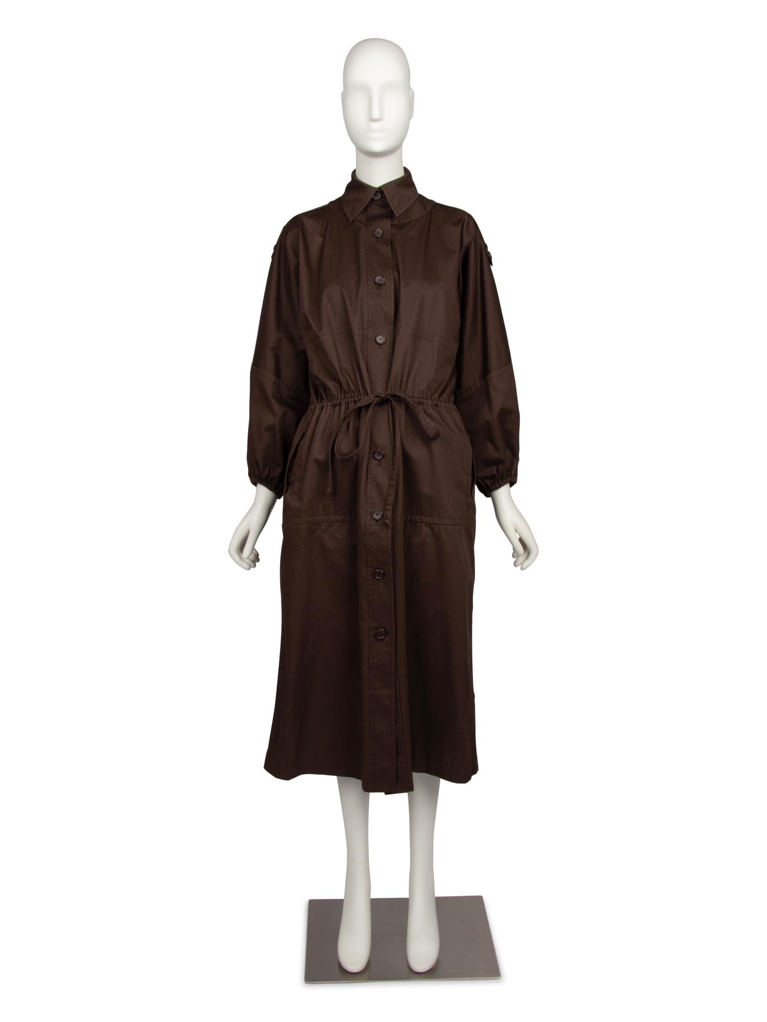 Saint Laurent Rive Gauche Safari Dress, 1980s