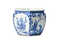 A Chinese Blue and White Jardinière, late 19th Century