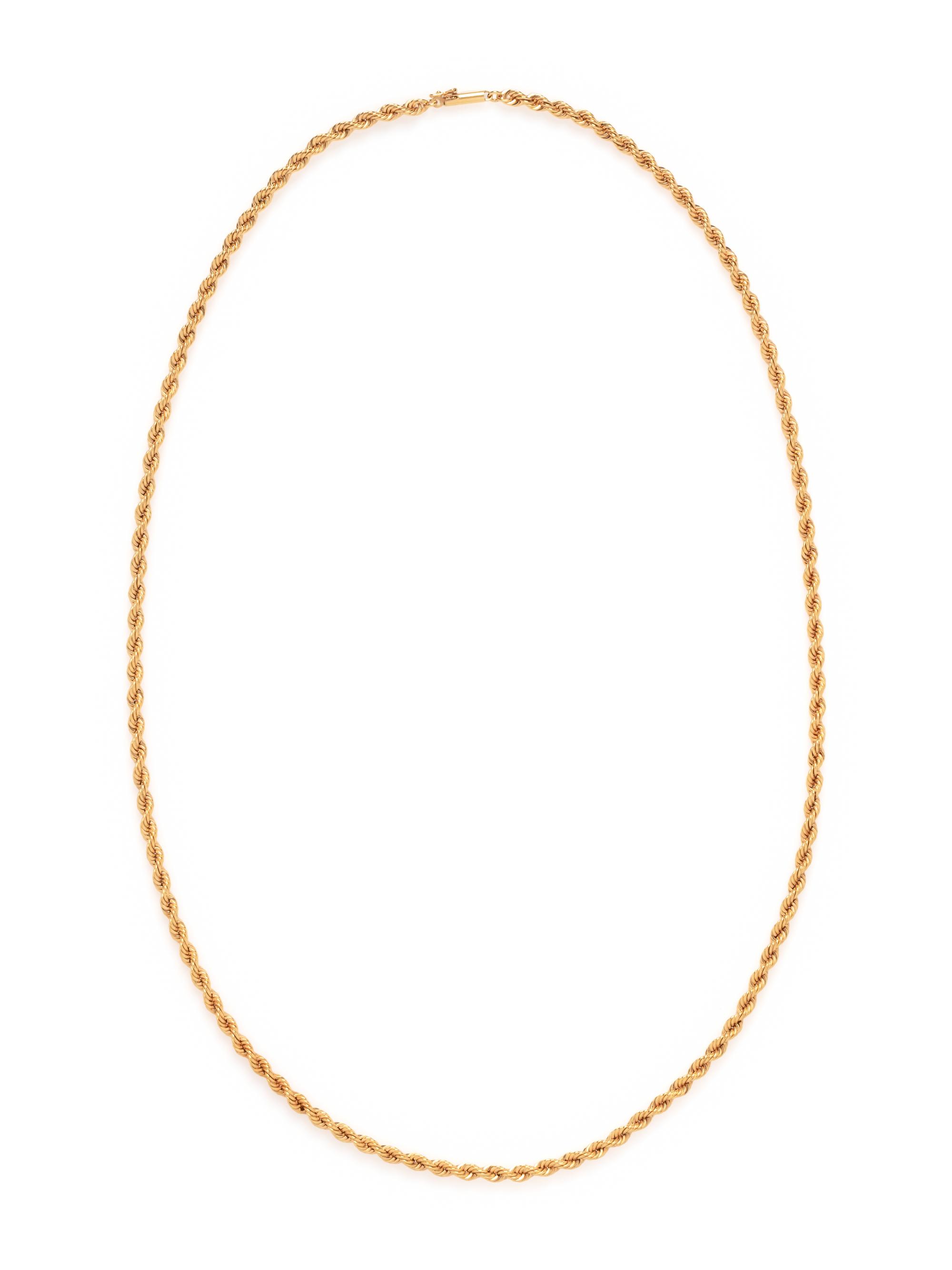 YELLOW GOLD NECKLACE